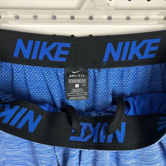 Nike Memphis Tigers Shorts Sz Large Basketball‎ Dri Fit Blue Team Issued Workout - Picture 5 of 6